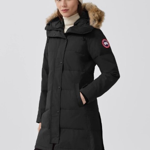 Canada Goose Shelburne Parka Jacket Size S in True Black - Picture 1 of 7